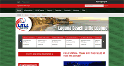 Desktop Screenshot of beachbaseball.com